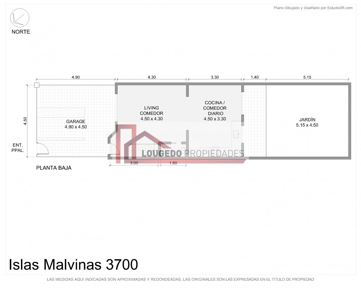 DUPLEX 3 AMBIENTES - CON COCHERA Y JARDIN  - CARAPACHAY